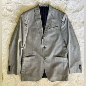 Ted Baker London Gray 2 Piece Endurance Suit Jacket Blazer Sports Coat Size: 38R